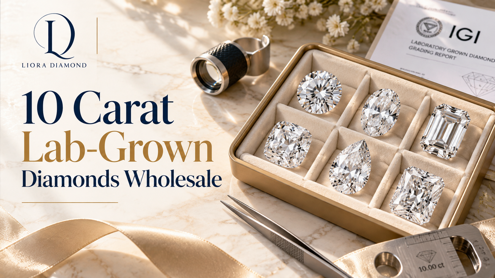 10 Carat Lab-Grown Diamonds Wholesale: A Trade Buyer's Sourcing Guide
