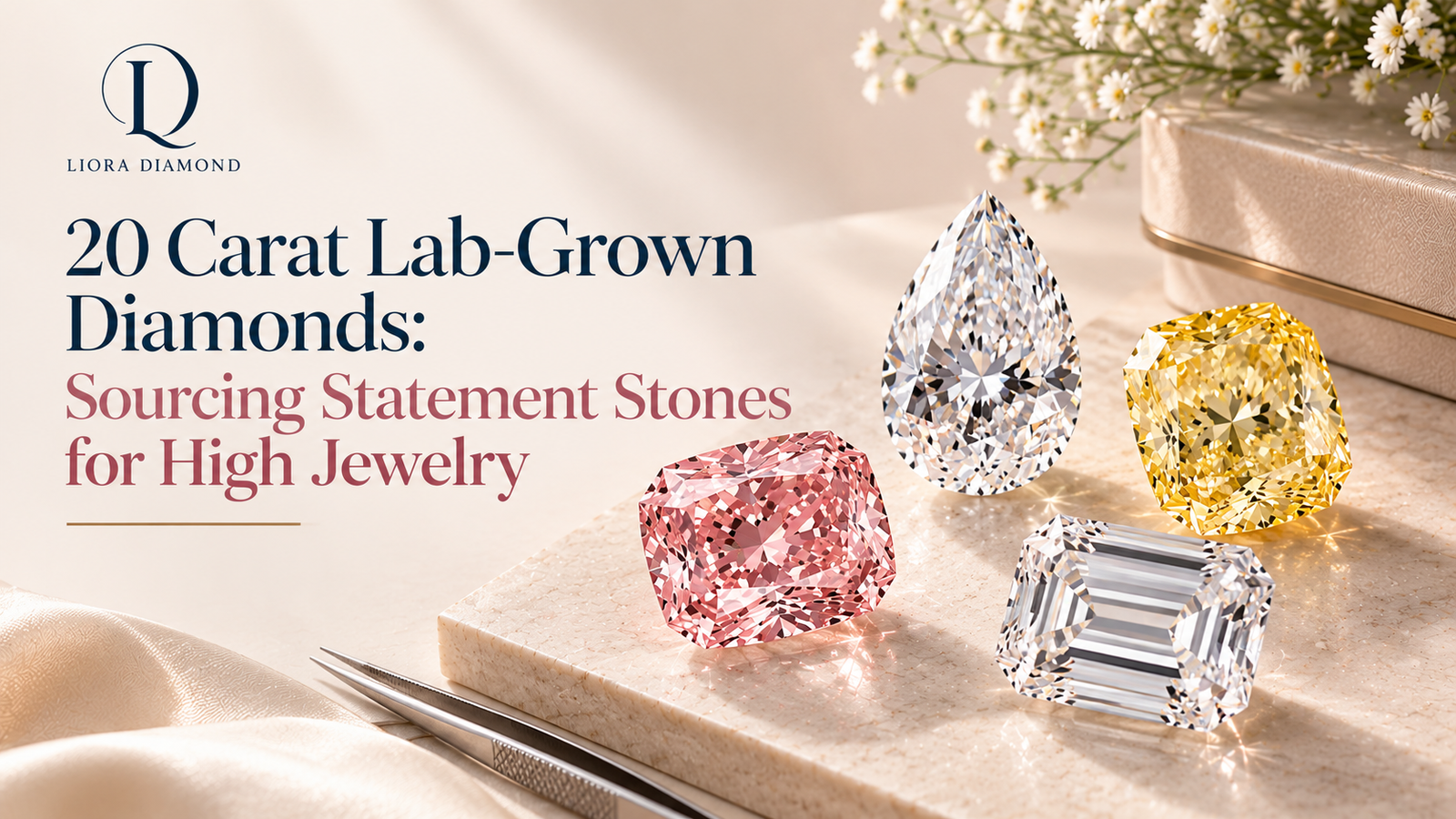 20 Carat Lab-Grown Diamonds: Sourcing Statement Stones for High Jewelry