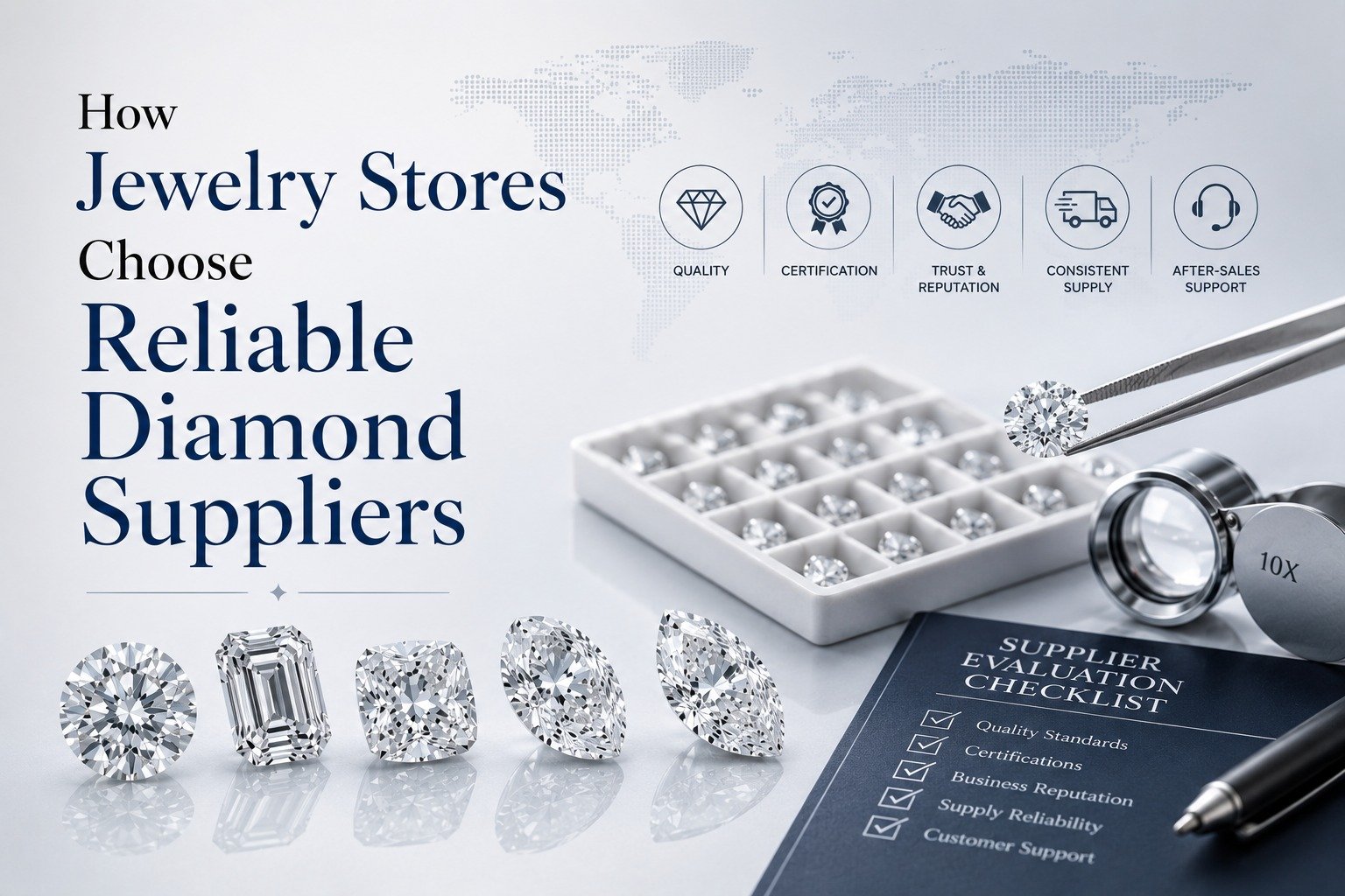 How Jewelry Stores Choose Reliable Diamond Suppliers